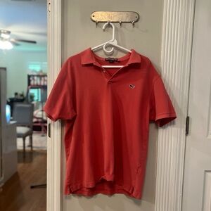 Vineyard Vines Red Polo Shirt Casual Classic